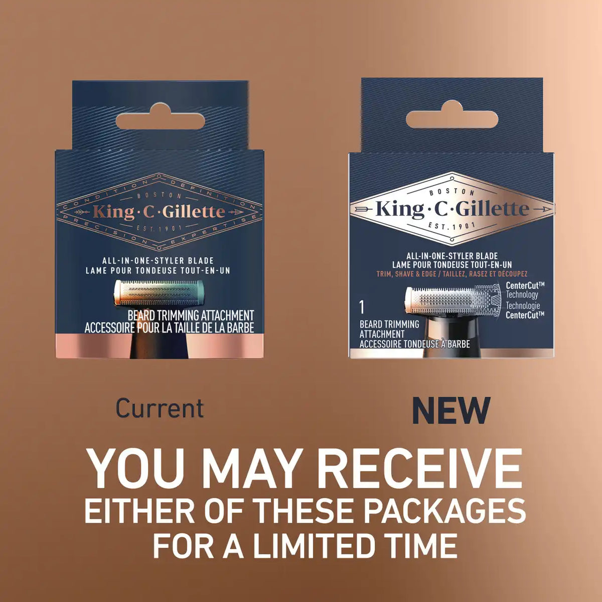 King C. Gillette All-in-One Styler Blade Refill