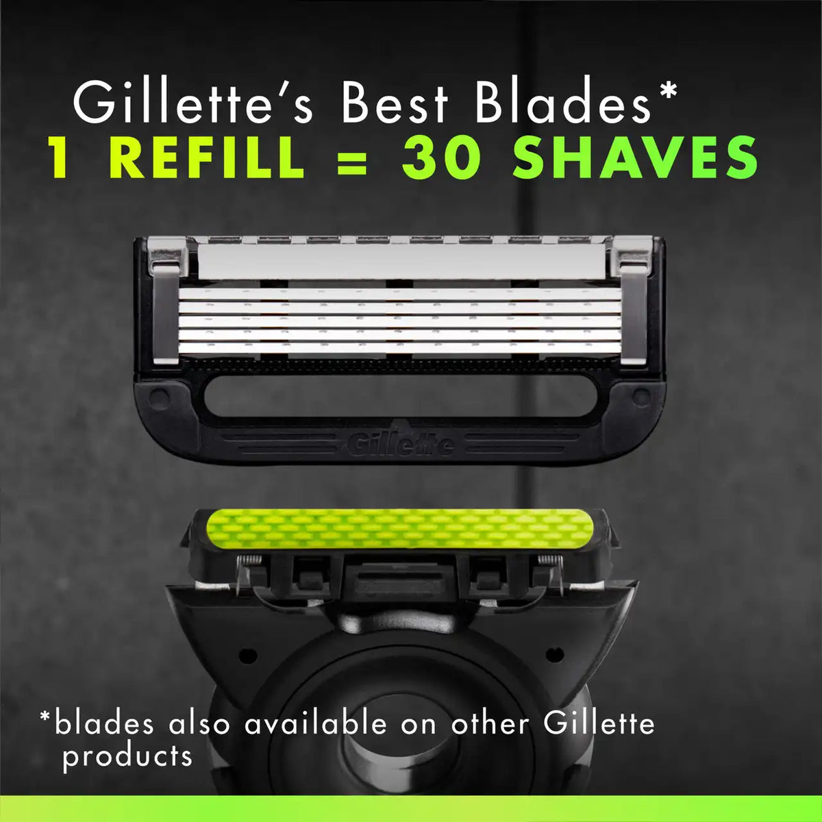 GilletteLabs Razor (1 Handle + 2 Cartridges)
