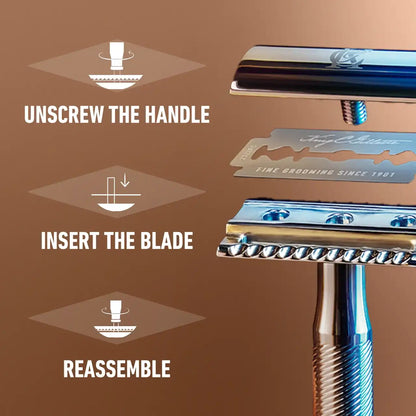 King C. Gillette Double Edge Safety Razor Refill Blades (10 Count)
